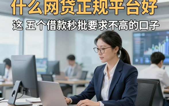 什么网贷正规平台好，剖析这五个借款秒批要求不高的口子