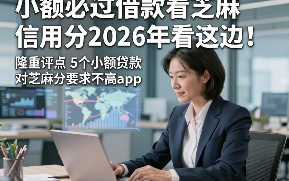 小额必过借款看芝麻信用分2026年看这边！隆重评点5个小额贷款对芝麻分要求不高app