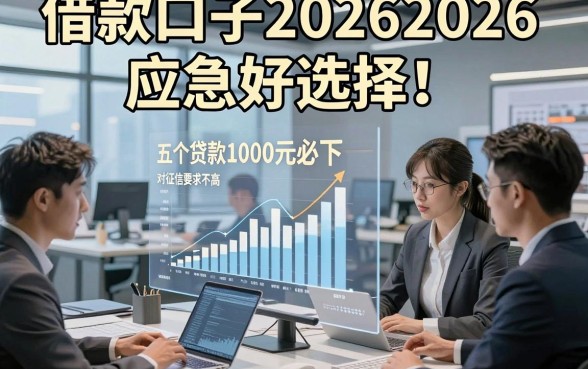 借款口子20262026应急好选择！本文探讨五个贷款1000元必下 对征信要求不高 的口子