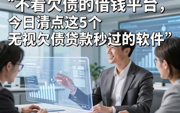 不看欠债的借钱平台，今日清点这5个无视欠债贷款秒过的软件