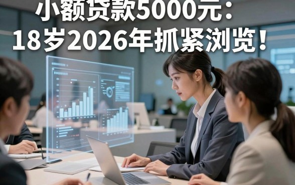 小额贷款5000元18岁2026年抓紧浏览!顺道整理五个不限年龄的小额贷款app