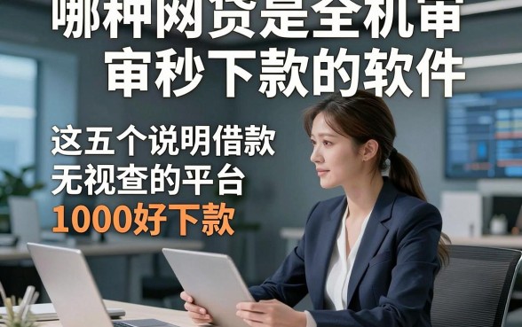 哪种网贷是全机审秒下款的软件，带您说明这五个借款无视查的平台1000好下款
