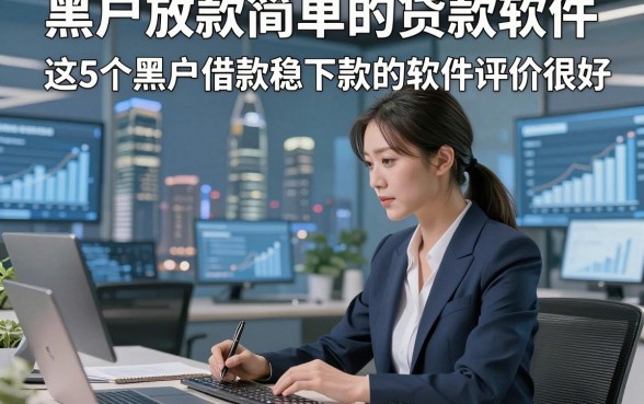 黑户放款简单的贷款软件，这5个黑户借款稳下款的软件评价很好