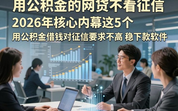 用公积金的网贷不看征信，2026年核心内幕这5个用公积金借钱对征信要求不高稳下款软件