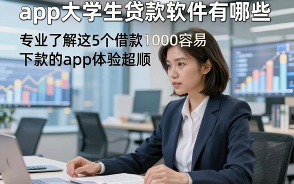app大学生贷款软件有哪些，专业了解这5个借款1000容易下款的app体验超顺