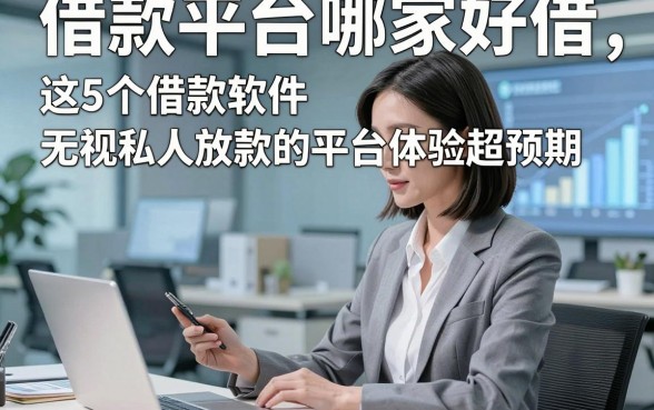 借款平台哪家好借，这5个借款软件无视私人放款的平台体验超预期