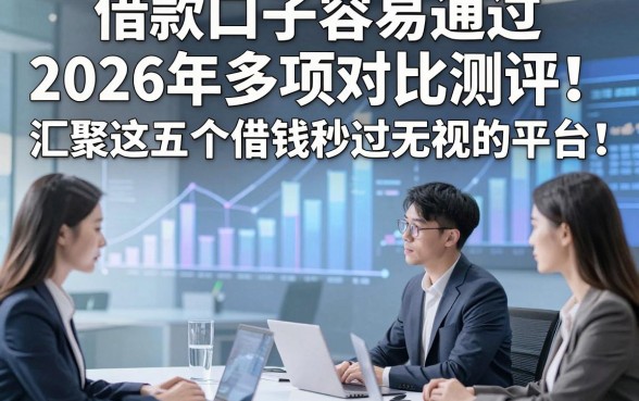 借款口子容易通过2026年多项对比测评！汇聚这五个借钱秒过无视的平台