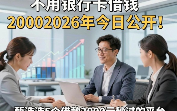 不用银行卡借钱20002026年今日公开！顺便甄选这5个借款3000元秒过的平台