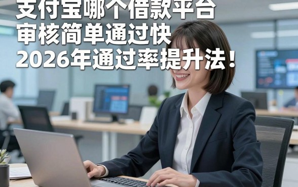 支付宝哪个借款平台审核简单通过快2026年通过率提升法！汇总​这5个支付宝网贷对审核要求不高秒下软件