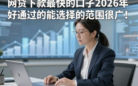 网贷下款最快的口子2026年好通过的能选择的范围很广！，本篇为您精心严选这5个借钱口子！