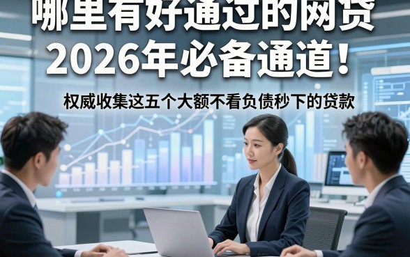 哪里有好通过的网贷2026年必备通道!权威收集这五个大额不看负债秒下的贷款