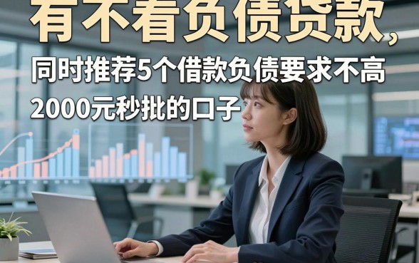 有不看负债贷款，同时推荐5个借款对负债要求不高2000元秒批的口子