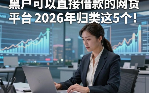 黑户可以直接借款的网贷平台2026年归类这5个！本篇为您深入诠释！