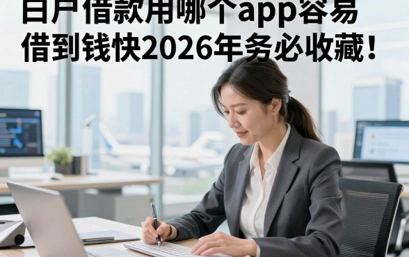 白户借款用哪个app容易借到钱快2026年务必收藏！本文为您细致力荐！