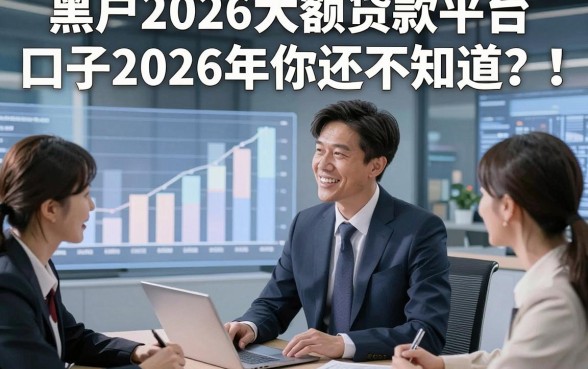 黑户2026大额贷款平台口子2026年你还不知道？！本文清点5个借款2026大额网贷秒放款的app