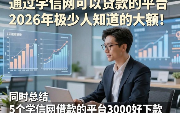 通过学信网可以贷款的平台2026年极少人知道的大额！同时总结5个学信网借款的平台3000好下款
