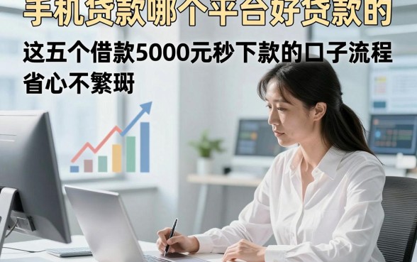 手机贷款哪个平台好贷款的，这五个借款5000元秒下款的口子流程省心不繁琐
