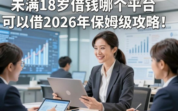 未满18岁借钱哪个平台可以借2026年保姆级攻略！来看本篇隆重介绍！