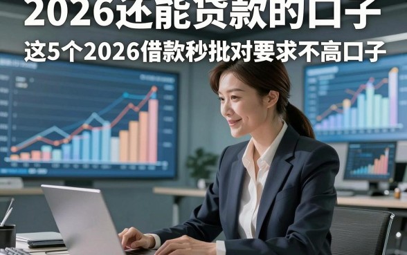 2026还能贷款的口子，为您说明这5个2026借款秒批对要求不高口子