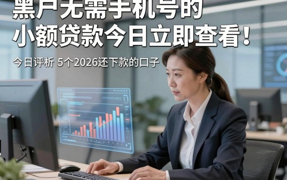 黑户无需手机号的小额贷款今日立即查看！今日评析5个2026还下款的口子