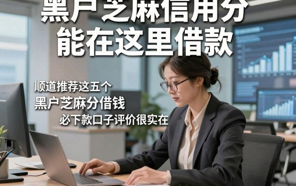 黑户芝麻信用分能在那里借款，顺道推荐这五个黑户芝麻分借钱必下款口子评价很实在