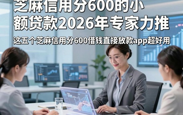 芝麻信用分600的小额贷款2026年专家力推，这五个芝麻信用分600借钱直接放款app超好用