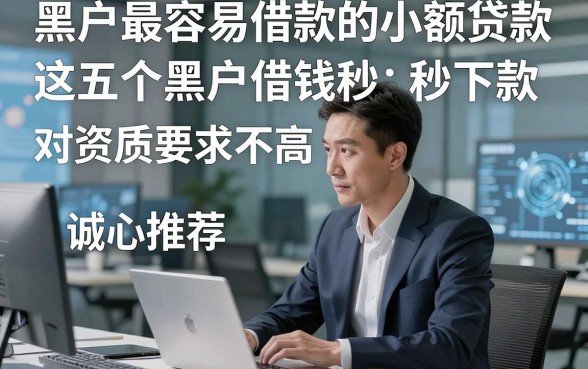 黑户最容易借款的小额贷款，这五个黑户借钱秒下款对资质要求不高app诚心推荐