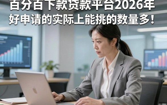 百分百下款贷款平台2026年好申请的实际上能挑的数量多！，本篇全面力荐这五个黑户借款平台！
