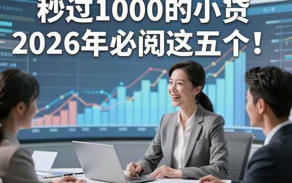秒过1000的小贷2026年必阅​这五个！本文为您深度探究！