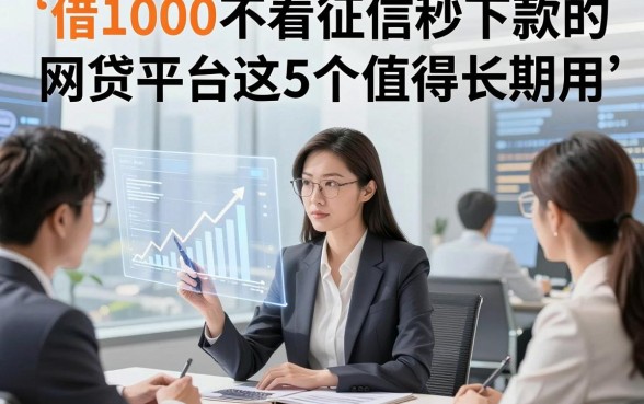 借1000不看征信秒下款的网贷平台这5个值得长期用，本篇为您细致探寻！