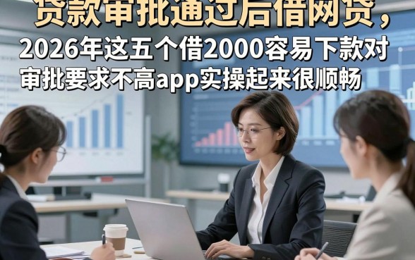 贷款审批通过后借网贷，2026年这五个借2000容易下款对审批要求不高app实操起来很顺畅