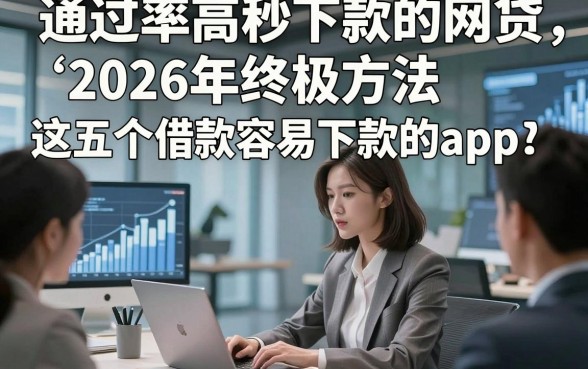 通过率高秒下款的网贷，2026年终极方法这五个借款容易下款的app