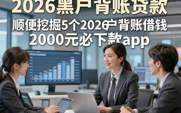 2026黑户背账贷款，顺便挖掘5个2026黑户背账借钱2000元必下款app