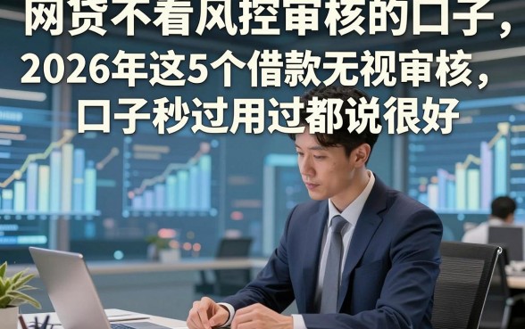网贷不看风控审核的口子，2026年这5个借款无视审核口子秒过用过都说很好