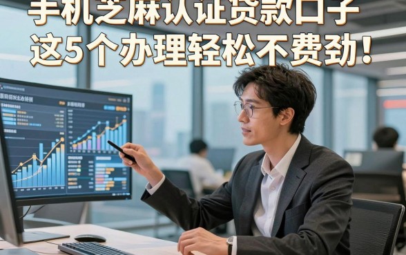 手机芝麻认证贷款口子这5个办理轻松不费劲！本篇为您深入概括！