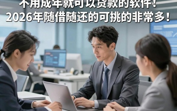 不用成年就可以贷款的软件2026年随借随还的可挑的非常多！，本文深入展示​这五个黑户借款平台！