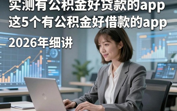 实测有公积金好贷款的app，2026年细讲​这5个有公积金好借款的app