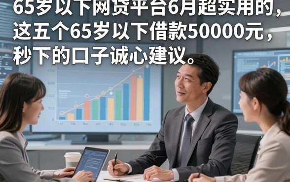65岁以下网贷平台6月超实用的，这五个65岁以下借款50000元秒下的口子诚心建议