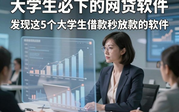 大学生必下的网贷软件，发现这5个大学生借款秒放款的软件临时所需很适配