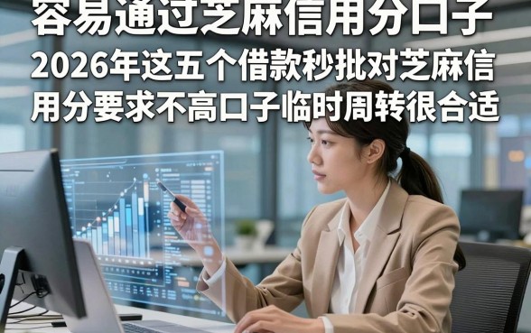 容易通过芝麻信用分口子，2026年这五个借款秒批对芝麻信用分要求不高口子临时周转很合适