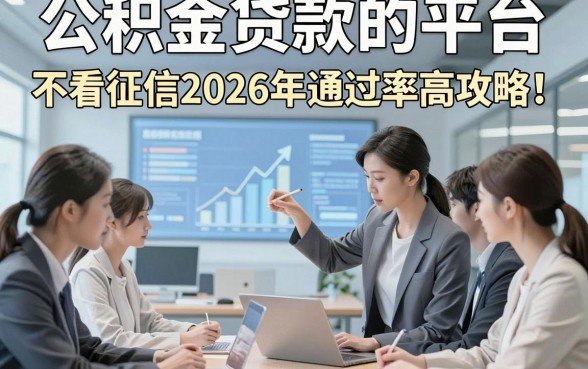 公积金贷款的平台,不看征信2026年通过率高攻略！归档这五个身份证借钱软件17y