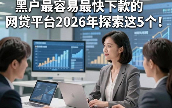 黑户最容易最快下款的网贷平台2026年探索这5个！本文为您深度归总！