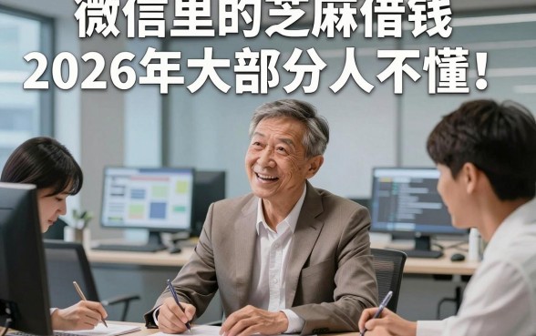 微信里的芝麻借钱2026年大部分人不懂！顺便梳理五个芝麻借款对资质要求不高口子