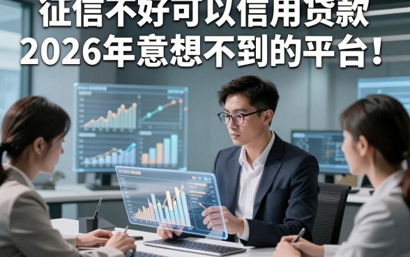 征信不好可以信用贷款2026年意想不到的平台！本文挑选5家专注低门槛适配的网贷平台