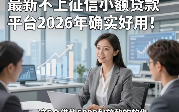 最新不上征信小额贷款平台2026年确实好用！详述这5个借款5000秒放款的软件