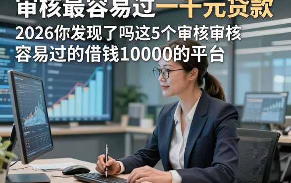 审核最容易过一千元贷款，2026你发现了吗这5个审核容易过的借钱10000的平台