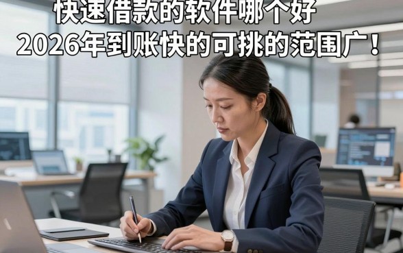 快速借款的软件哪个好2026年到账快的可挑的范围广！，本篇为您精心说明这五个贷款app！