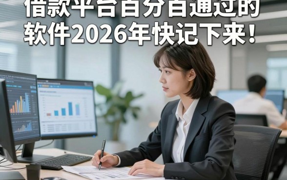 借款平台百分百通过的软件2026年快记下来！本文为您详细枚举！