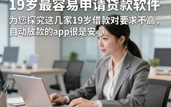 19岁最容易申请贷款软件，为您探究这几家19岁借款对要求不高自动放款的app很是安心