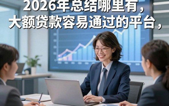 2026年总结哪里有大额贷款容易通过的平台，今日整理5个借款秒下款对大额要求不高口子